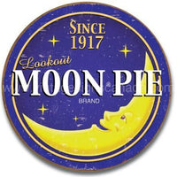 Moon Pie-Round Logo Tin Sign