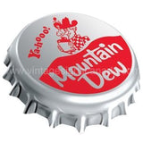 Mountain Dew Bottle Cap Tin Sign - Vintage Signs Canada