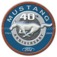 Mustang 40Th Tin Sign