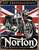 Norton-Best Roadholder Tin Sign - Vintage Signs Canada