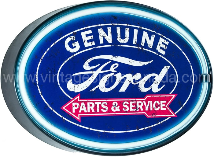 Officially Licensed Genuine Ford Parts Led Neon Light Up Sign Neon