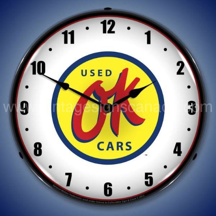 Ok Used Cars Led Clock