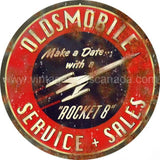 Oldsmobile Service Sign - Vintage Signs Canada