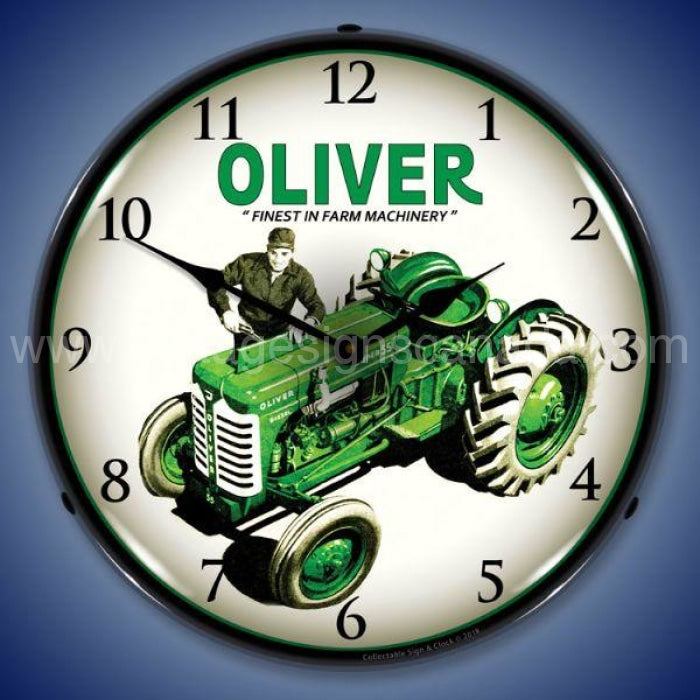 Oliver Super 55 Farm Tractor Led Clock