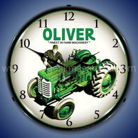 Oliver Super 55 Farm Tractor Led Clock