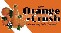 Orange Crush Tin Sign