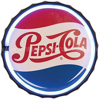 Pepsi Classic Round Led Neon Light Up Sign Neon