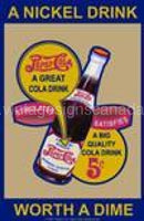 Pepsi Cola-Nickel Drink Tin Sign