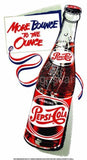 Pepsi-More Bounce Bottle Tin Sign