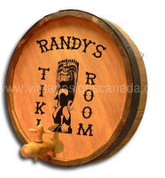 Custom Tiki Room Quarter Barrel Sign - Vintage Signs Canada