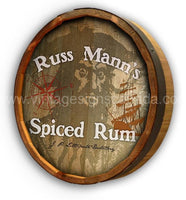 Pirate's Rum Quarter Barrel Sign - Vintage Signs Canada