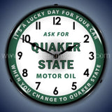 Quaker State Oil Led Clock