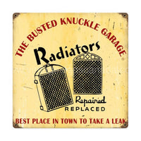 Rad Repairs Metal Sign Tin