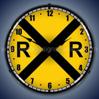 Railroad Crossing Led Clock