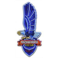 Richfield Sign 8 X 18 Custom Shape Metal Sign