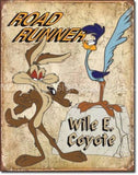 Road Runner/ Wyle Coyote Tin Sign