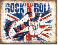 Rock N Roll Tin Sign