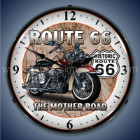 Route 66 Bike Led Clock