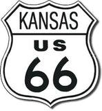 Route 66 Kansas Tin Sign