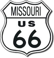 Route 66 Missouri Tin Sign