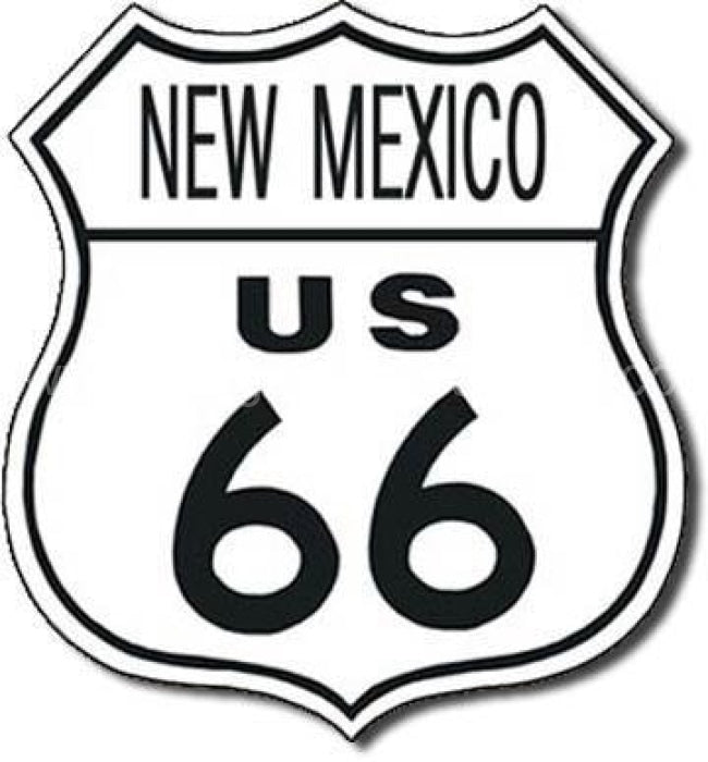 Route 66 New Mexico Tin Sign