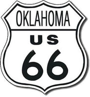 Route 66 Oklahoma Tin Sign