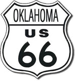 Route 66 Oklahoma Tin Sign