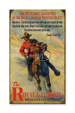 Royal Canadian Mounted Police Sign Custom