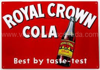 Royal Crown Cola Tin Sign