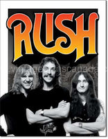 Rush Band 70S Tin Sign