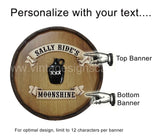Sally Ride's Moonshine Barrel End Sign - Vintage Signs Canada