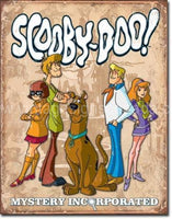 Scooby Doo Gang Retro Tin Sign