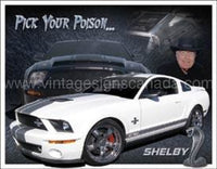 Shelby Mustang Tin Sign