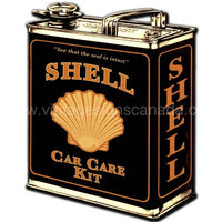 Shell Oil Can Metal Sign