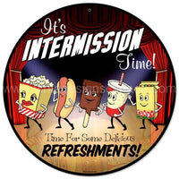 Snacks Vintage Metal Sign Metal Sign