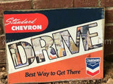 Standard Chevron Tin Sign