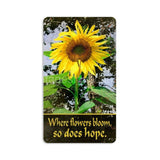 Sunflower Tin Sign