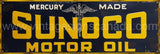 Sunoco Motor Oil Gas Station Metal Sign Tin