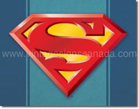 Superman Logo Tin Sign