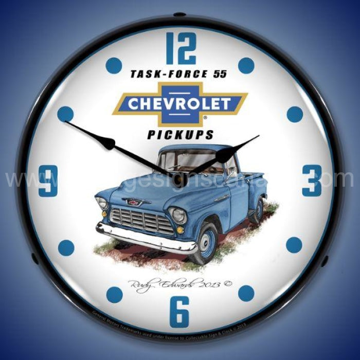 Task Force 55 Pickup LED Clock | Vintage Signs Canada
