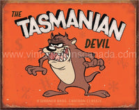Tasmanian Devel Tin Sign