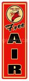 Texaco Free Air Reproduction Motor Oil Large Sign 8X24 Tin