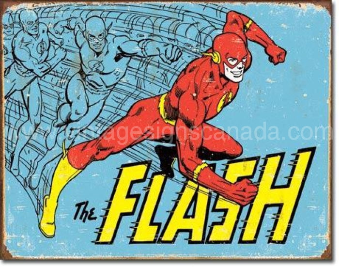 The Flash Tin Sign