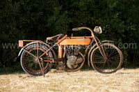 The Flying Merkel Steel Sign Tin