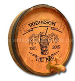 Custom Tiki Bar Quarter Barrel Sign - Vintage Signs Canada