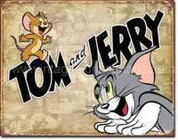 Tom & Jerry Retro Tin Sign