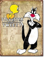 Tweety & Sylvester Retro Tin Sign