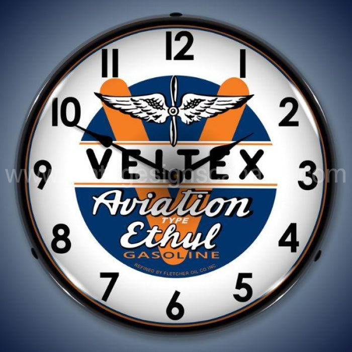 Veltex Aviation Gas Led Clock