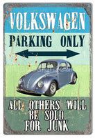 Volkswagen Parking Tin Sign