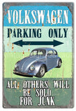 Volkswagen Parking Tin Sign